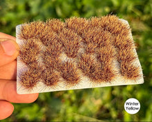 Load image into Gallery viewer, 18pcs Static Grass Tufts for Miniatures, Model Railway Scenery, Diorama Grass Clusters, War Gaming Terrain Supply

