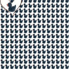 Load image into Gallery viewer, 50/100pcs Miniature Resin Black Ducks Charms Tiny Duck Figurines for DIY Crafts, Jewelry Making, Fairy Garden, Aquarium, Cake Decor,
