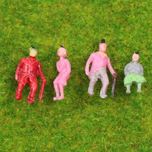 Load image into Gallery viewer, 100pcs Miniature Passenger People Figures 1:160 N Scale Model Train Layouts Railway scenery
