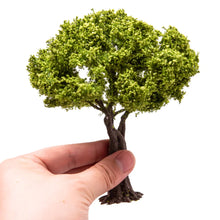 Load image into Gallery viewer, 10–15cm Miniature Model Tree – Wire Trunk Trees for Diorama, Railway Train Layout, Architecture Models, Dollhouse and DIY Craft Supplies
