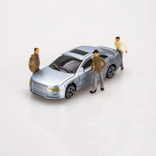 Load image into Gallery viewer, 50pcs 1:100 Scale Miniature Model People Painted Figures for HO Railway Scenes, Architecture Layouts, Dioramas, Landscape Craft Supplies
