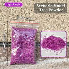 Load image into Gallery viewer, Artificial Purple Foliage Powder 30g, Model Making Diorama Scenery Material, Miniature Landscape Grass Moss
