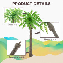 Load image into Gallery viewer, 20pcs 6-10cm Mixed Miniature Coconut Palm Trees for Diorama Railway Layouts, Architecture Models, Sand Tables, and Micro Landscapes
