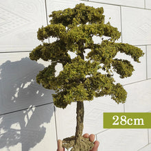 Load image into Gallery viewer, 10/15/23/28cm Autumn Model Trees for HO OO G Scale Diorama Wire Trunk Miniatures for Train Railway Layout, Dollhouse, Landscape Craft Supply

