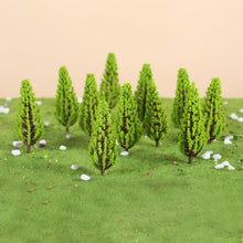 Load image into Gallery viewer, Miniature Cedar Trees 4.8cm Model for Diorama Railway Scenery Landscape Craft Supplies (50pcs)
