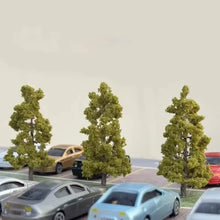 Load image into Gallery viewer, 8/10/14cm Miniature Army Green Pine Wire Tree Model Train Railway DIY Scenery Dollhouse Garden Landscape Terrarium Diorama Craft Supplies
