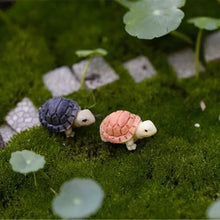 Load image into Gallery viewer, 5/10 pcs Miniature Tiny Turtle Figure Model DIY Scenery Dollhouse Landscape Fairy Garden Accessories Terrarium Diorama Craft Supplies
