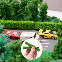 Load image into Gallery viewer, 5 pcs Miniature Shrub Strips Grass Fence Models DIY Sand Table Building Layout Dollhouse Garden Landscape Terrarium Diorama Craft Supplies

