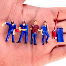 Load image into Gallery viewer, Miniature Car Repair Worker Figures 1:64 Scale Resin Diorama Craft Supplies
