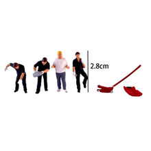 Load image into Gallery viewer, Miniature Car Repair Worker Figures 1:64 Scale Resin Diorama Craft Supplies
