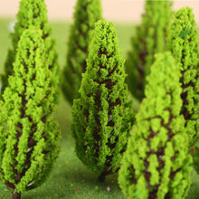 Load image into Gallery viewer, Miniature Cedar Trees 4.8cm Model for Diorama Railway Scenery Landscape Craft Supplies (50pcs)
