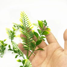 Load image into Gallery viewer, 12pcs Faux Fern Leaf Stems Artificial Greenery for Wreath DIY Floral Crafts Miniature Projects
