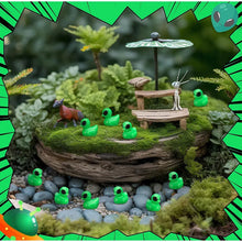 Load image into Gallery viewer, 50pcs Mini Alien Duck Miniature Resin Figures for DIY Crafts, Fairy Garden, Aquarium, Dollhouse, Jewelry Making, Cake Decor, Bonsai Ornament
