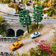 Load image into Gallery viewer, 25pcs Miniature Model Trees Set for Railway Diorama Scenery HO Scale Landscape Train Layout
