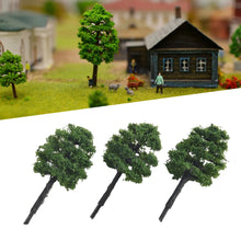 Load image into Gallery viewer, 10pcs Miniature Model Trees 5cm for Train Railroad Layout Diorama Landscape Scenery Craft Supplies
