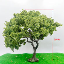 Load image into Gallery viewer, Miniature Green Oak Wire Tree Model 10–25cm for Diorama Railway Layout Craft Supply
