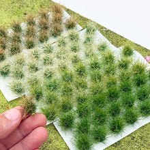Load image into Gallery viewer, 16mm Miniature Grass Tufts – 20 Wild Grass and Weed Clumps
