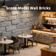 Load image into Gallery viewer, 20pcs Miniature Wall Tiles Clay Bricks for Dollhouse, Diorama, Model Building, Mini Landscaping Supplies
