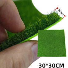 Load image into Gallery viewer, Miniature Grass Lawn Mat (15/30cm Square, 3/5/8mm Thick) – Terrarium DIY, Diorama Landscape Supply
