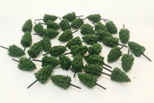 Load image into Gallery viewer, Miniature Green Trees 4cm Plastic Model for Diorama Scenery Railway Layout Dollhouse Landscaping Craft Supplies (50pcs)
