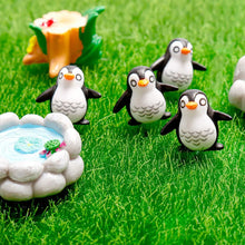 Load image into Gallery viewer, 5/10 pcs Miniature Cute Penguin Figure Model DIY Scenery Dollhouse Landscape Fairy Garden Accessories Terrarium Diorama Craft Supplies
