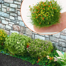 Load image into Gallery viewer, 8pcs Mini Flower Clusters Diorama Accessories, Resin Plants for Model Layout, Dollhouse, Fairy Garden, Micro Scene Decor, and Craft Projects
