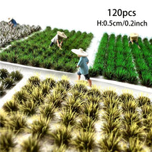 Load image into Gallery viewer, 120 pcs 5mm Static Grass Tufts Miniature Models for DIY Dioramas Railway Wargaming Landscape Dollhouse Fairy Garden Terrarium Craft Supplies
