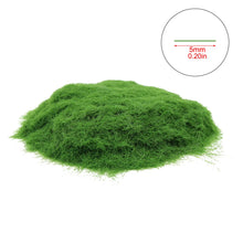Load image into Gallery viewer, 35g Static Grass Flock Nylon Fibres 5/8/12mm for Model Railways, Dioramas, Miniature Scenery
