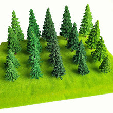 Load image into Gallery viewer, Miniature Pine Trees 120mm Model Landscape Scenery for Train Railway Diorama Craft Supplies (2pcs)
