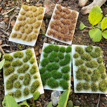 Load image into Gallery viewer, 18pcs Static Grass Tufts for Miniatures, Model Railway Scenery, Diorama Grass Clusters, War Gaming Terrain Supply
