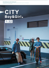 Load image into Gallery viewer, Miniature City Boy Girl Skateboarder People Figure 1:32 Model Sand Table Layout Building Street Landscape Accessories Diorama Supplies
