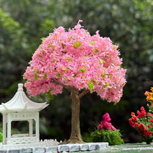 Load image into Gallery viewer, Miniature Cherry Blossom Tree Model Pink 10cm for Diorama Model Train Landscape Craft Supply
