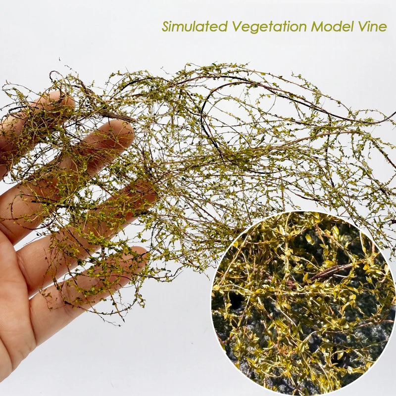 Miniature Vine Model for Diorama Scenery, Train Layout, Wargame Terrain, Sand Table Vegetation Craft Supply