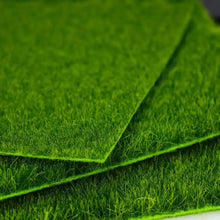 Load image into Gallery viewer, Miniature Grass Lawn Mat (15/30cm Square, 3/5/8mm Thick) – Terrarium DIY, Diorama Landscape Supply
