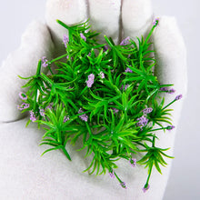 Load image into Gallery viewer, 20pcs Miniature Flower Grass Tufts Mixed Colors Diorama Plants for Railway Layout, Model Garden
