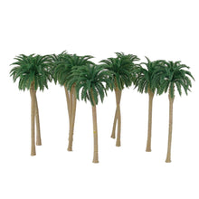 Load image into Gallery viewer, Miniature Palm Trees 110mm 1:100 Scale Model for Train Layout, Diorama, Craft Supplies (10pcs)
