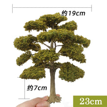 Load image into Gallery viewer, 10/15/23/28cm Autumn Model Trees for HO OO G Scale Diorama Wire Trunk Miniatures for Train Railway Layout, Dollhouse, Landscape Craft Supply
