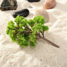 Load image into Gallery viewer, 20pcs Miniature Model Trees 4-9cm N/HO Scale – Green Plastic Scenery, Diorama Supplies
