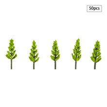 Load image into Gallery viewer, Miniature Cedar Trees 4.8cm Model for Diorama Railway Scenery Landscape Craft Supplies (50pcs)
