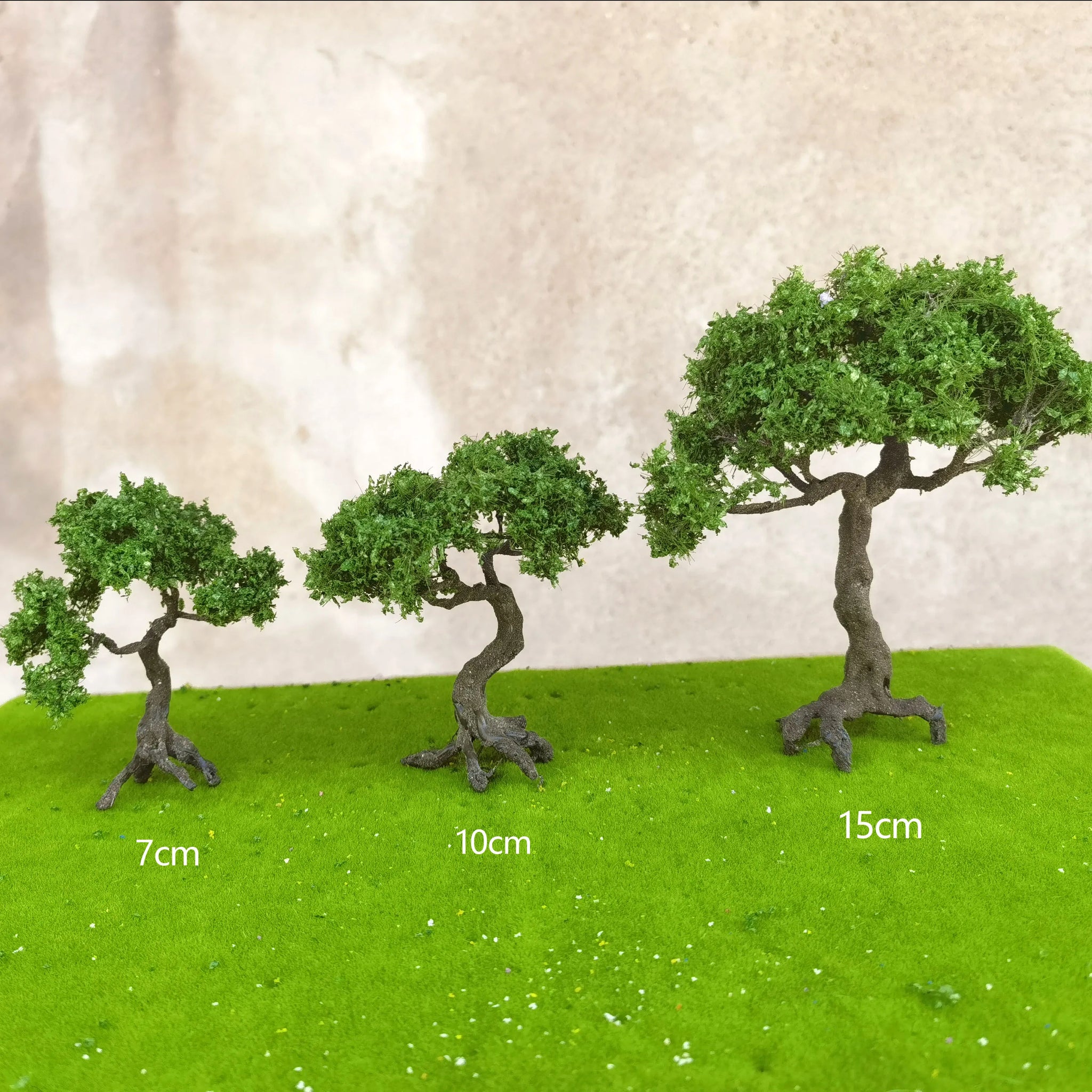 train bonsai tree Miniature Bonsai Tree Model 4–15cm for Diorama, Train Scenery, Terrain – e-Toyer