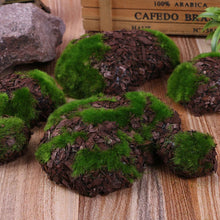 Load image into Gallery viewer, 6 pcs Miniature Moss Stone Rock Models Train Railway Accessories DIY Scene Fairy Garden Landscape Dollhouse Terrarium Diorama Craft Supplies
