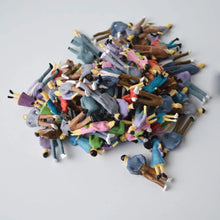 Load image into Gallery viewer, 30pcs 1:50 Scale Miniature People Figures Painted Standing Sitting ABS Model for Train Layout Sand Table Architecture Diorama Scenes
