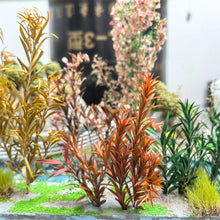 Load image into Gallery viewer, Miniature Wetland Reed Plants and Long Leaf Grass Clusters for HO OO N Scale Dioramas, Military Scenery, Micro Landscapes and Model Making
