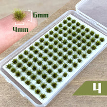 Load image into Gallery viewer, 104 pcs Miniature Cluster Grass Tufts Models Sand Table Dollhouse Fairy Garden Landscape Terrarium Diorama Craft Supplies
