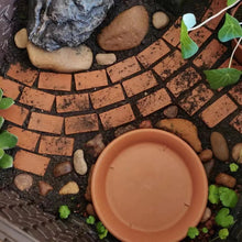 Load image into Gallery viewer, 30pcs Mini Clay Bricks for Diorama, Miniature Building Blocks, Dollhouse Landscaping Supplies, Model Making
