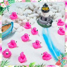 Load image into Gallery viewer, 100 pcs Miniature Flamingo Duck Figure Model DIY Scenery Dollhouse Landscape Fairy Garden Accessories Terrarium Diorama Craft Supplies
