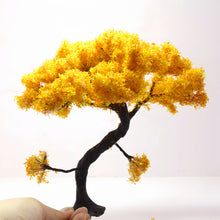 Load image into Gallery viewer, 10cm Miniature Cherry Blossom Tree Model Wire Trunk for Dioramas, Train Layouts, Fairy Garden, Sand Table, Micro Landscape, Craft Supply
