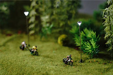 Load image into Gallery viewer, 6pcs Miniature Bicycle Rider Cyclist Figures, Scale 1:87, Model Railway Scenery, Diorama Accessories
