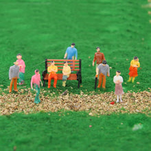 Load image into Gallery viewer, 20/50/100 pcs Miniature Sitting People 1:75 Scale Model Figures for Train Scenery DIY Dioramas Railway Layout Architecture Craft Supplies
