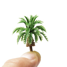 Load image into Gallery viewer, Miniature Palm Coconut Tree 2–4cm Plastic Model for Diorama Railway Garden Landscape Scenery Craft Supplies (20pcs)
